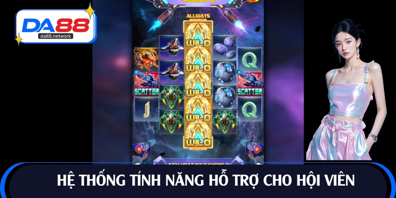 Chức năng bổ trợ phong phú cho hội viên 